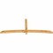 Ekena Millwork Bellingham Rough Sawn Timber Gable Bracket, Western Red Cedar, 108"W x 40"H x 4"D x 4"F, 9/12 Pitch GBW108X40X0404BEL00RWR - alternate 5
